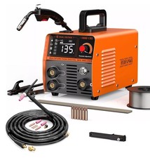Flux Core MIG Welder 135A 110V 3-IN-1 MIG/ARC/Lift TIG with TIG Welding Torch picture