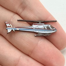 Eurocopter AS350 Ecureuil Helicopter Aviation Lapel Pin Enamel Airbus Hat Tack picture