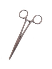 VINTAGE MISDOM-FRANK LOCKING HEMOSTAT FORCEPS STAINLESS CLAMP INSTRUMENT picture