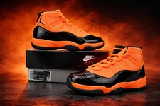 Jordan 11 Retro Black Orange Size US 7-12 (Men's) NEW picture