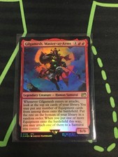 MTG Magic The Gathering Gilgamesh, Master-At-Arms Foil Prerelease Promo picture