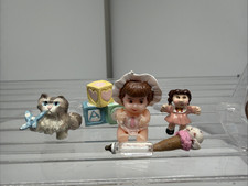 Vintage Dollhouse Miniatures & Accessories Nursery Items Lot~1:12 picture