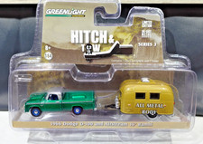 Greenlight Hitch & Tow 1966 Dodge D100 & Airstream Bambi CHASE 1/64 picture