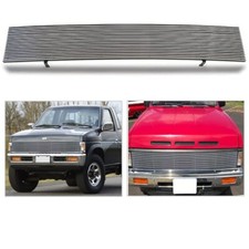 Front Upper Grill Fits 1986-1997 Nissan Pickup Phantom Billet Grille Chrome picture