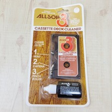 Vintage Allsop3 Audio Cassette Deck Wet Cleaning System NOS NEW OLD STOCK SEALED picture