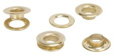 NEW VULCAN BAG (25) GROMMET BRASS PLATED  1/2