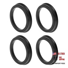 71.1mm to 57.1mm Car Wheel Hub Centric Rings Black OD 71.1mm to ID 57.1mm picture