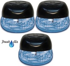 Bluonics Fresh Aire 3-Pack Water Air Revitalizer & Freshener w/ 4Scents & 7LED'S picture