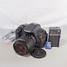 Canon EOS Rebel T3i 18MP DSLR Camera W 18-55mm Lens *SHUTTER ONLY 833* See Descr picture