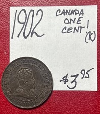 1902 Canada One Cent Coin ENN Coins picture
