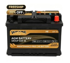 WEIZE 12V 70Ah AGM Group 48 H6 760CCA Start Stop Car Battery picture
