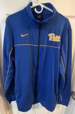 Nike Dri-FIT Pittsburgh Panthers Blue/Gold Full Zip Jacket Men's L picture