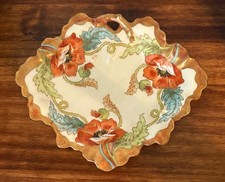Antique Bawo & Dotter Elite Works Limoges Signed Floral Art Nouveau Bowl - 10