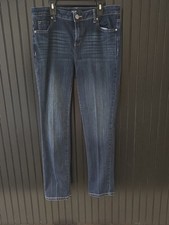 Simply Vera Vera Wang Dark Blue Skinny Jeans picture