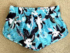 SEAFOLLY Sz M Blue Hybrid Board Shorts Bottoms NWOT picture