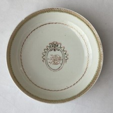 18th C. Chinese Export Porcelain Bowl, Founding Father William Duer (New York) picture
