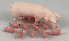 Safari Ltd Farm World Sow Pig Piglets Animal PVC Figure Realistic Bundle Lot picture