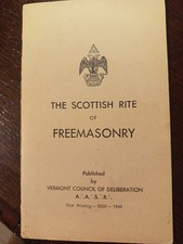 1949 The Scottish Rite of  Freemasonry masonic/485 picture