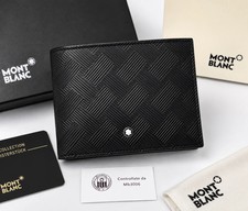 Montblanc Extreme 3.0 6CC Wallet Black Leather Bifold Men Full Box picture