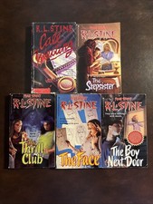 Goosbumps R L Stine Books Lot Of 5, Call Waiting, The Face & 3 Fear Street a12 picture