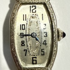 Bulova 1924 Women's Antique 19K & 12K Gold Filled Wind Up Watch,parts/repair. picture
