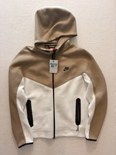 NWT Nike Sportswear Tech Fleece Wind Runner Full Zip Summit White/Khaki Medium picture