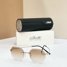 Silhouette Stylish Rimless Sunglasses Model: 5599 AC, Size: 50-19-155 picture