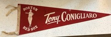 1965 Tony Conigliaro Felt Pennant Boston Red Sox 9 X 25 vg picture