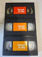 Speak to Me Set 1 English VHS Language Learning Course AVLI Interactive Video VG picture