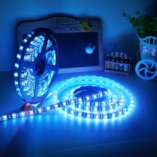 Tira Luces LED 12V azul 16.4ft tiras Luz Para decoracion habitacion Cuarto picture