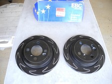 EBC BSD Z Slotted Rear Brake Rotors fit 07-15 Mini Cooper S - NEW 259mm BSD1490 picture
