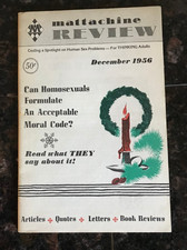 MATTACHINE REVIEW Dec. 1956  Vol II  #6  Homophile LGBTQ History- VINTAGE -RARE picture