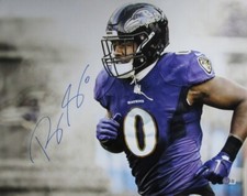 Roquan Smith Autographed 16x20 Photo Baltimore Ravens Beckett 184956 picture