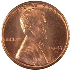 1947-S Lincoln Wheat Back BU Brilliant Uncirculated 1C 🔥From OBW Bank Roll🔥 picture