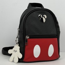 Bioworld Mickey Mouse Mini Backpack Black NWOT picture