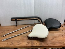 vintage schwinn lot, saddles, pre war chain guard, 26” truss rods picture