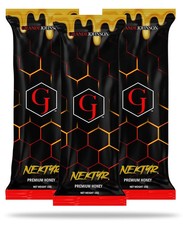 - Nektyr - Organic Premium Natural Pure Honey with Jelly Bee Pollen - Pack of 3 picture
