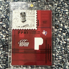 2005 Leaf Century Nolan Ryan Timeline Threads Jersey Relic 69/90 Texas Rangers picture