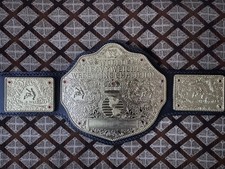 WORLD HEAVYWEIGHT BIG GOLD CHAMPIONSHIP REPLICA BELT 6MM ZINC ADULT SIZE NEW picture