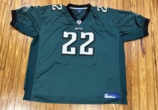 Reebok NFL On Field Jersey Philadelphia Eagles Mens #22 Asante Samuel Sewn Sz 60 picture
