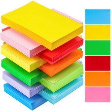 MotBach 600Pcs Blank Colored Index Cards 3x5 Inch Flash 5 x 3, Multicolor picture