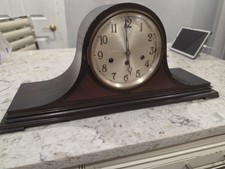 Antique Junghans Worttemberg German A42 Wood Mantel Clock 1900’s For Part/Repair picture