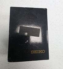 Seiko Quartz Day/Date Gold-Tone 30mm Stainless Steel Bracelet w/ Box Papers picture