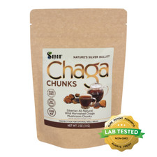 Siberian Chaga Mushroom Chunks Wild Harvested picture