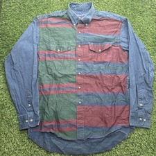 Wrangler Wrangler Brushpopper Shirt Mens 16.5-35 XL Blue Red Green X Long Tails  picture
