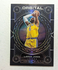 Panini 2022-23 Obsidian Orbital LeBron James #11 Lakers 74/99 Insert SEE PHOTOS picture