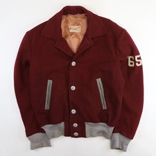 Vintage McMaster University Cappelli Wool Varsity Jacket Size Medium 1965 60s picture