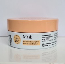 Arbonne Awakening Gold-Colored Eye Masks with Caffeine (60 Gel Masks) - NEW picture