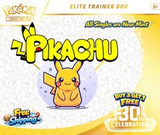 Pokémon TCG – Pikachu – 30th Celebration – Foil Rare – NM – Choose You Card picture