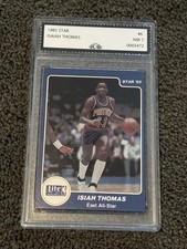 1985 Star Isiah Thomas #6 Graded ICG 7 picture